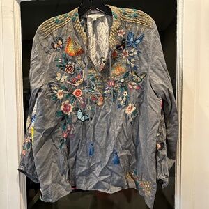 Johnny Was Blouse size Medium